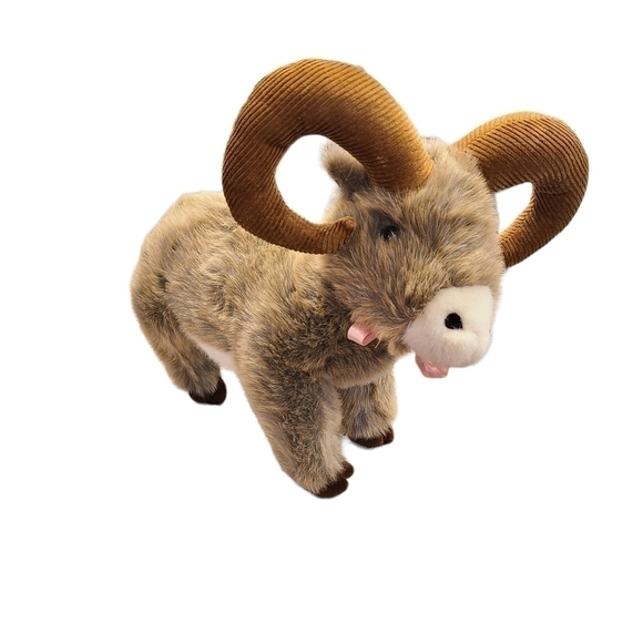 Vintage Big Horn Sheep Rocky Mountain National Park Stuffy, Plushie - Picture 11 of 16